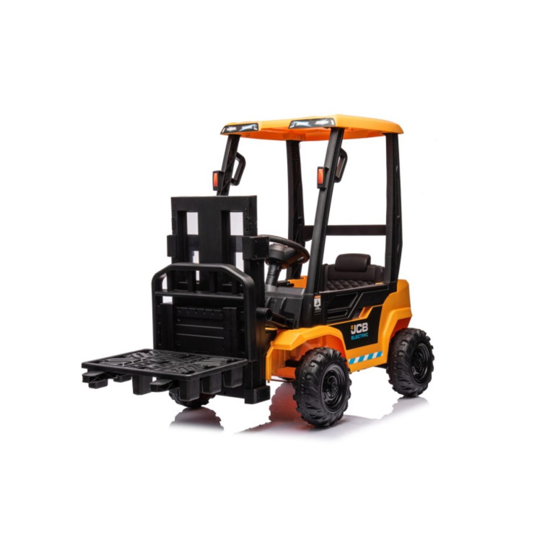 JCB 12v Electric Powered Sit on Forklift Truck Toy 86654